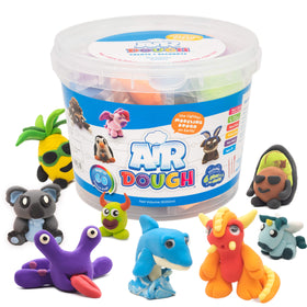 Scentco Air Dough 60 bags of colorful clay for imaginative play and learning.