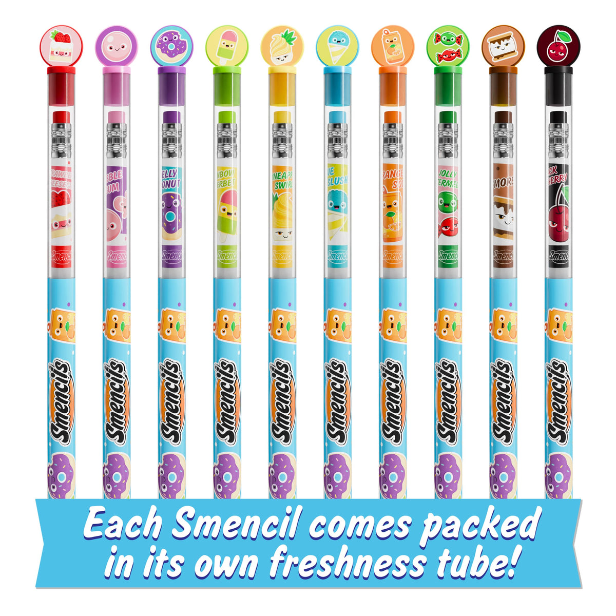 Gift-ready 2-pack Smencils offer exciting scent experiences for kids.