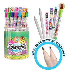 Scentco Smencils pre-sharpened HB2 pencils ready for writing and drawing.