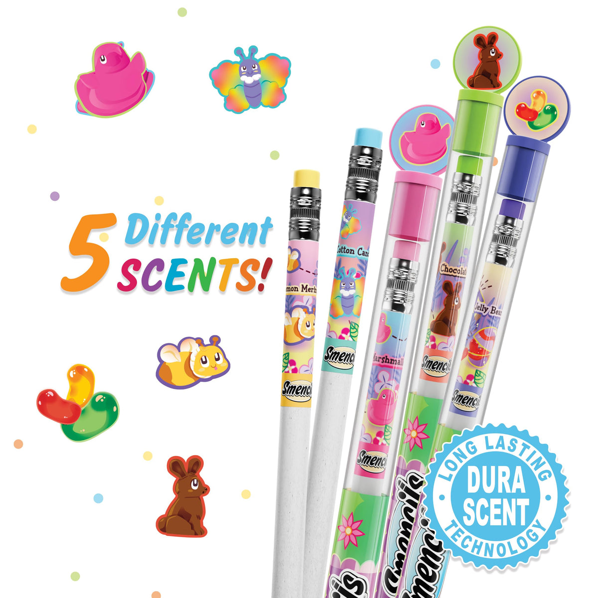 Scentco Smencils made from recycled newspaper supports eco-friendly crafts.