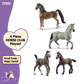 Schleich American Saddlebred gelding in a graceful, lifelike pose.