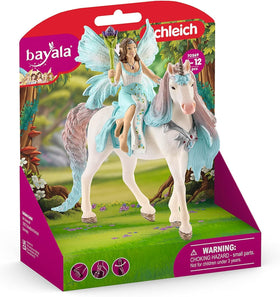 Schleich Bayala Eyela Fairy figurine ready for imaginative play with wand.