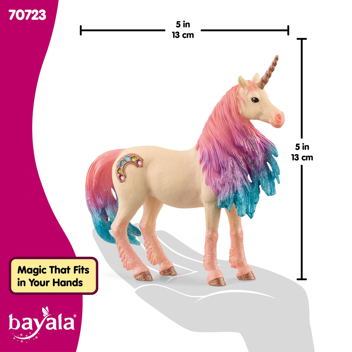 Detailed close-up of the Marshmallow Unicorn Mare's sculpting and texture
