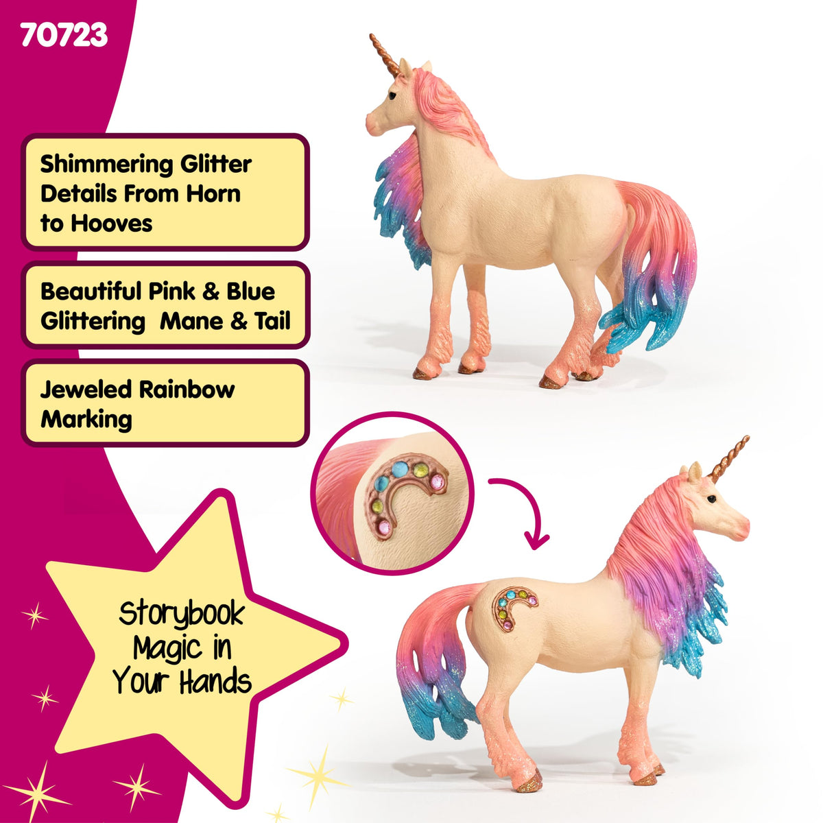 Unicorn Mare ready for tea party adventures in Bayala