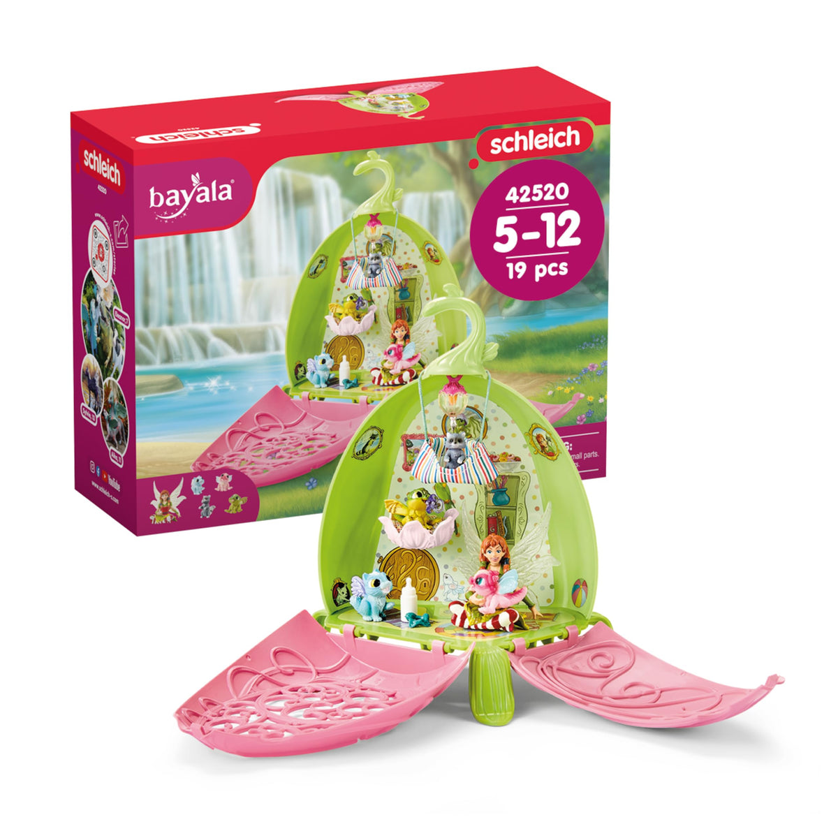 Schleich Bayala Marween flower house open promotes imaginative play