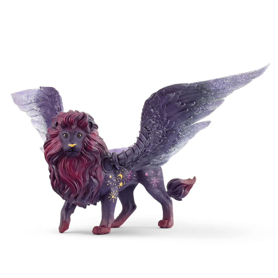 Schleich Bayala Moon Lion with glow-in-the-dark wings for night-time adventures.