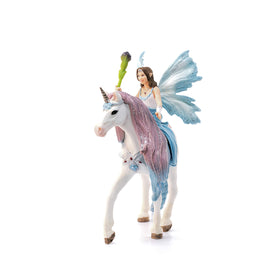 Unicorn with glittery pastel mane for magical BAYALA quests.