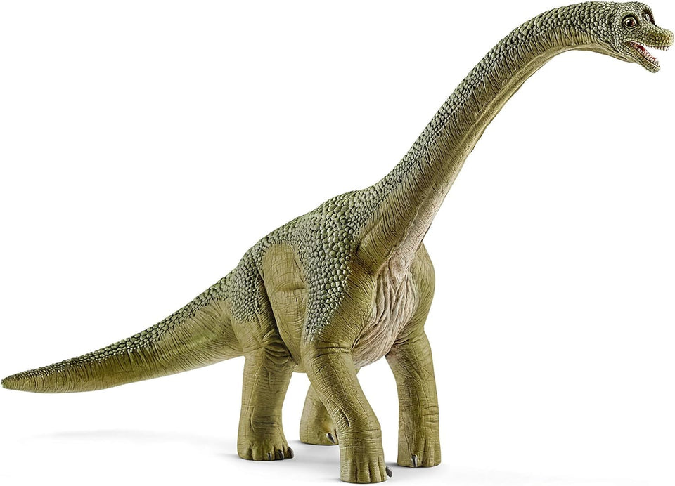 Schleich Brachiosaurus figurine with detailed skin texture for realistic play
