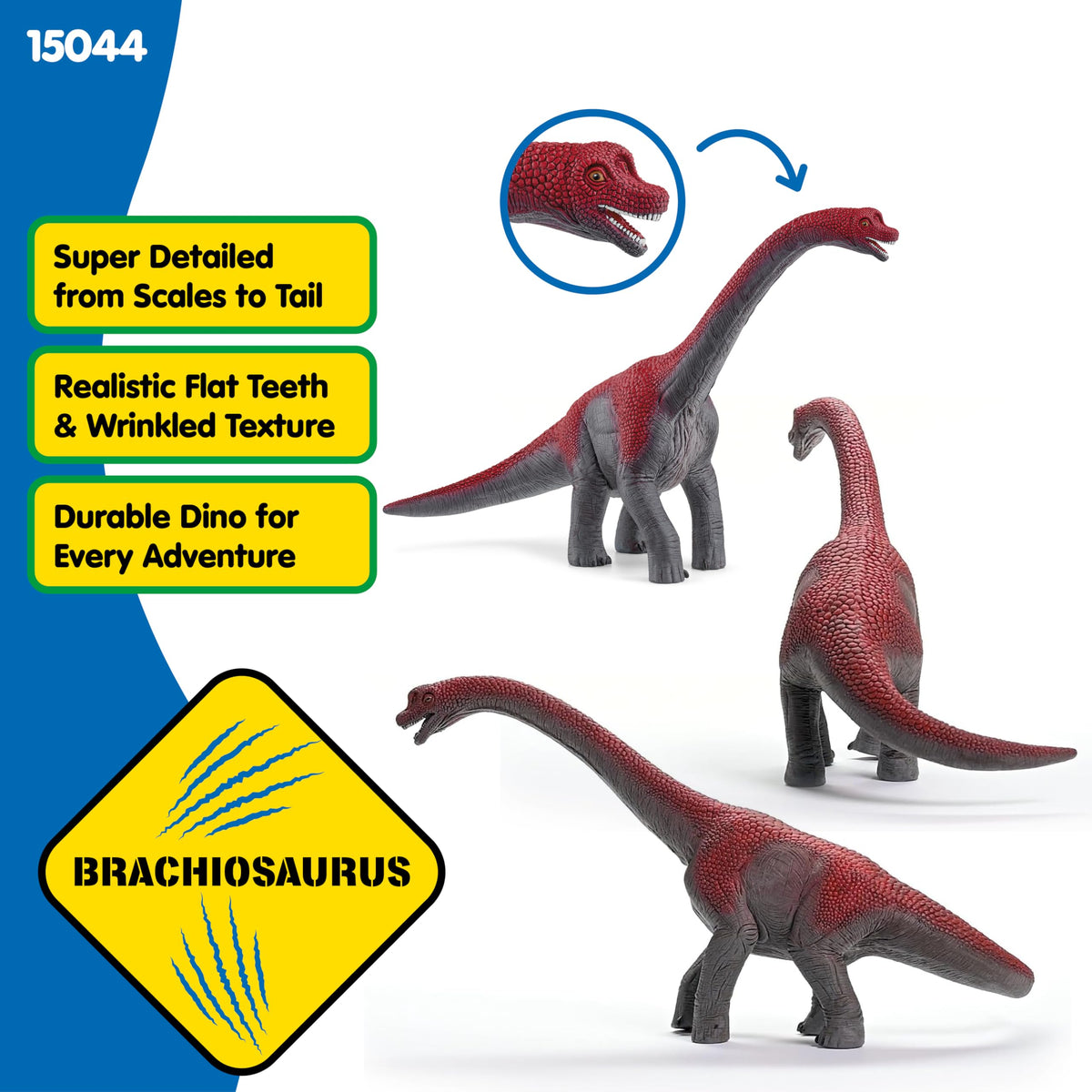 Schleich Brachiosaurus play scene to spark storytelling
