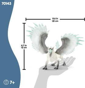 Schleich Creatures collection boost for display and play with ice beast.