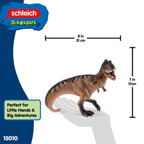 Schleich Giganotosaurus ready-for-play design encourages open-ended dinosaur exploration.