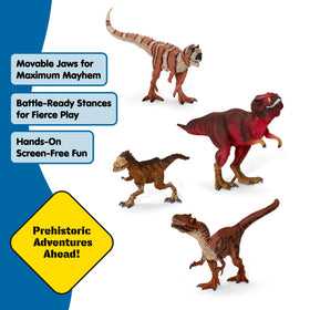 Schleich Dinosaurs Majungasaurus figure encourages role-play and curiosity about ancient ecosystems.
