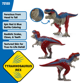 Schleich Dinosaurs T-Rex color detail sparks storytelling and curiosity.