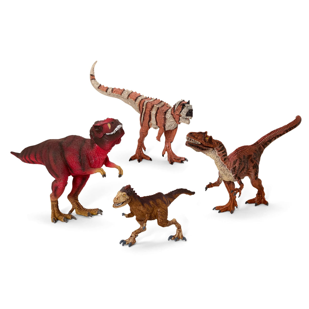Schleich Dinosaurs T-Rex figure for imaginative play and durable pretend battles.