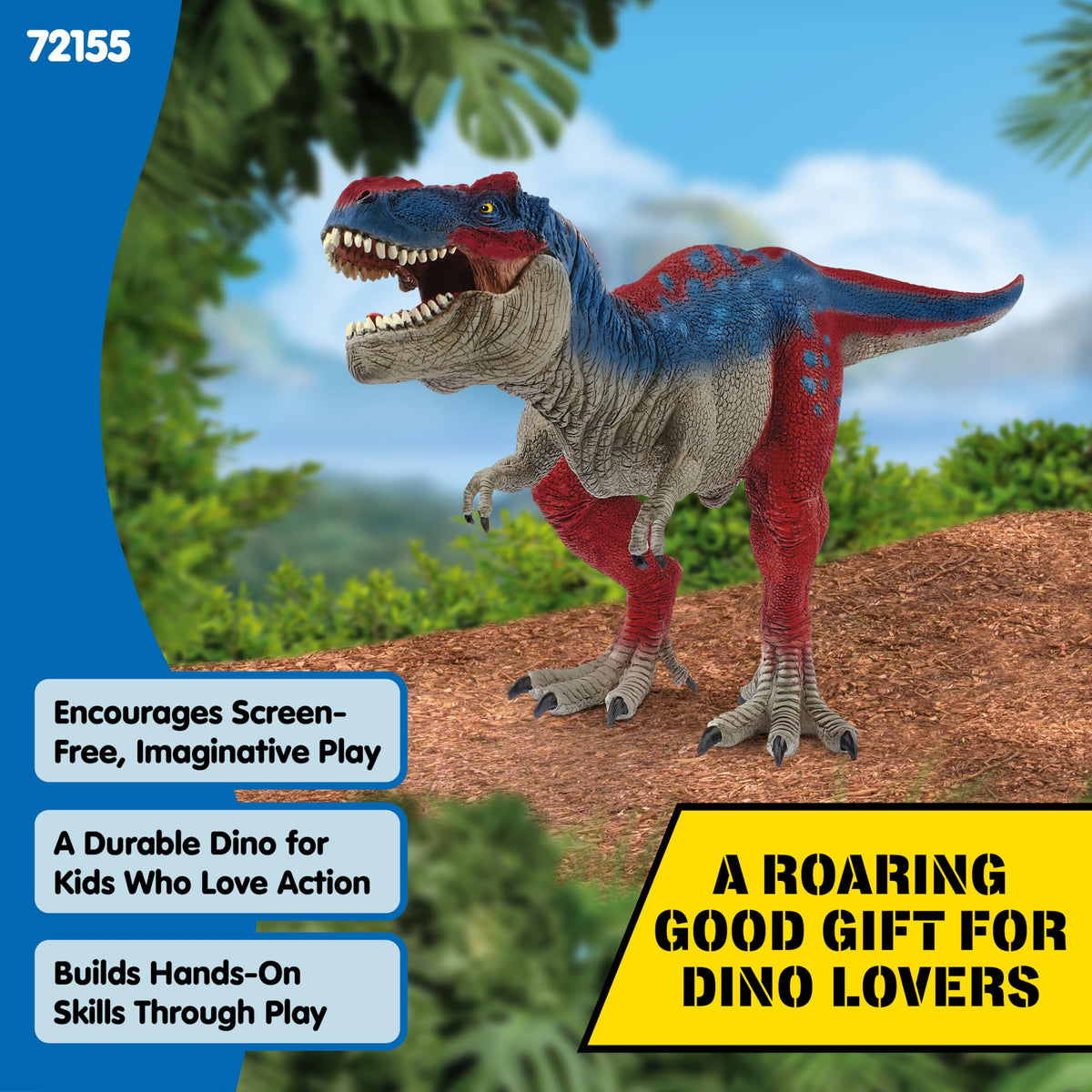 Schleich Dinosaurs T-Rex encourages imaginative hunting scenes and storytelling.