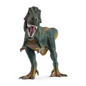 Schleich T-Rex teeth close-up highlights fierce realism.