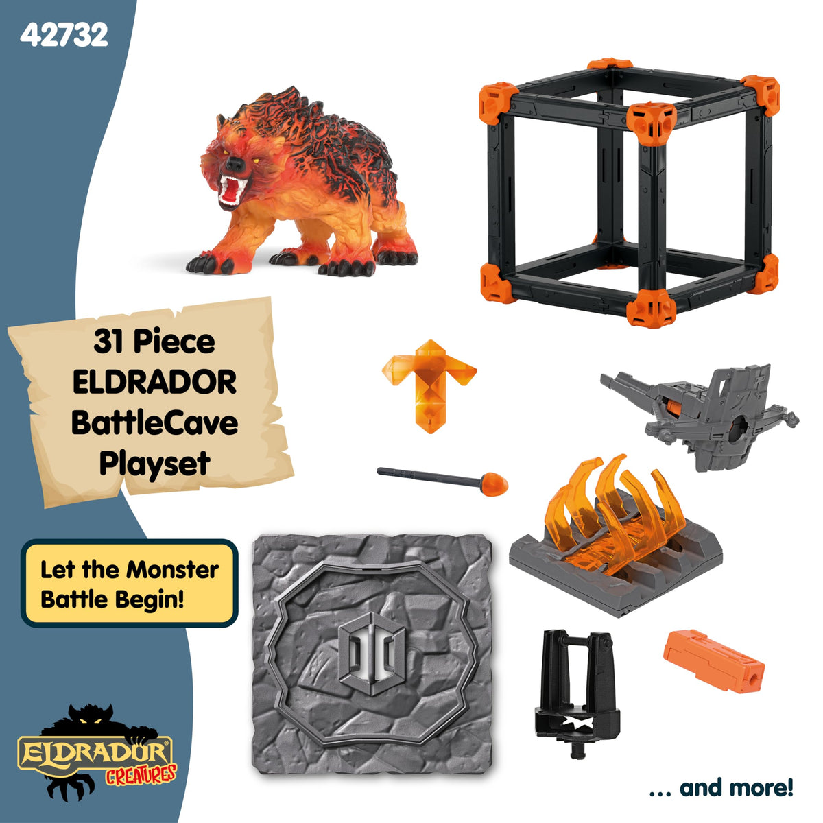 Schleich Eldrador molten claw trap adds thrilling obstacles.