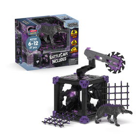 Schleich Eldrador Battle Cave Shadow Tiger figure ready for imaginative battles.