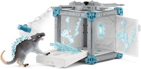 Schleich Eldrador snow themed figures like dragons and wolves