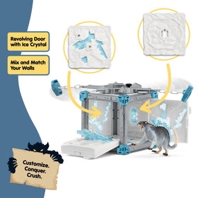 Schleich Eldrador swinging catapult trap action boosts interactive play