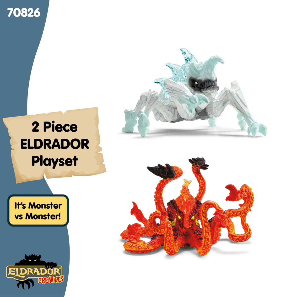 Schleich Eldrador Ice Bug close-up emphasizes realism and collectability