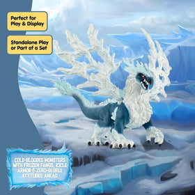 Schleich Eldrador Ice Dragon durable design designed for lasting kid-friendly adventures.