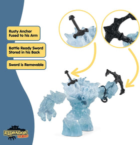 Schleich Eldrador Ice Giant complements other Eldrador figures for rich play.