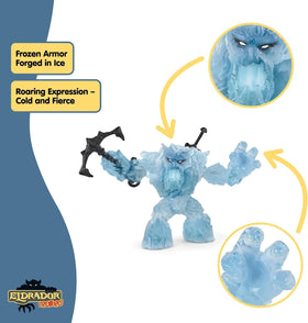 Schleich Eldrador Ice Giant detailed sculpt for immersive scenes.