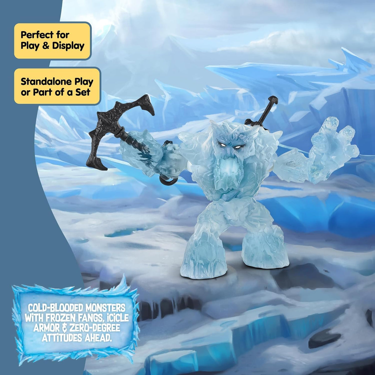 Schleich Eldrador Ice Giant invites kids to imagine cold-world quests.