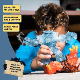 Schleich Eldrador Ice Giant poseable figure for dynamic storytelling.