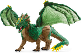 Schleich Eldrador Jungle Dragon 11in movable wings for dynamic aerial play.