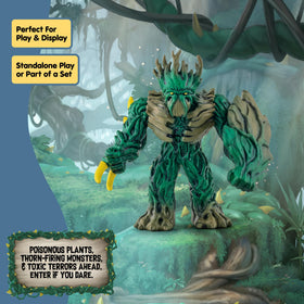 Schleich Eldrador Jungle Emperor durable construction for long-lasting battles.