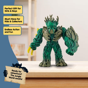 Schleich Eldrador Jungle Emperor shield for dramatic defense during play.