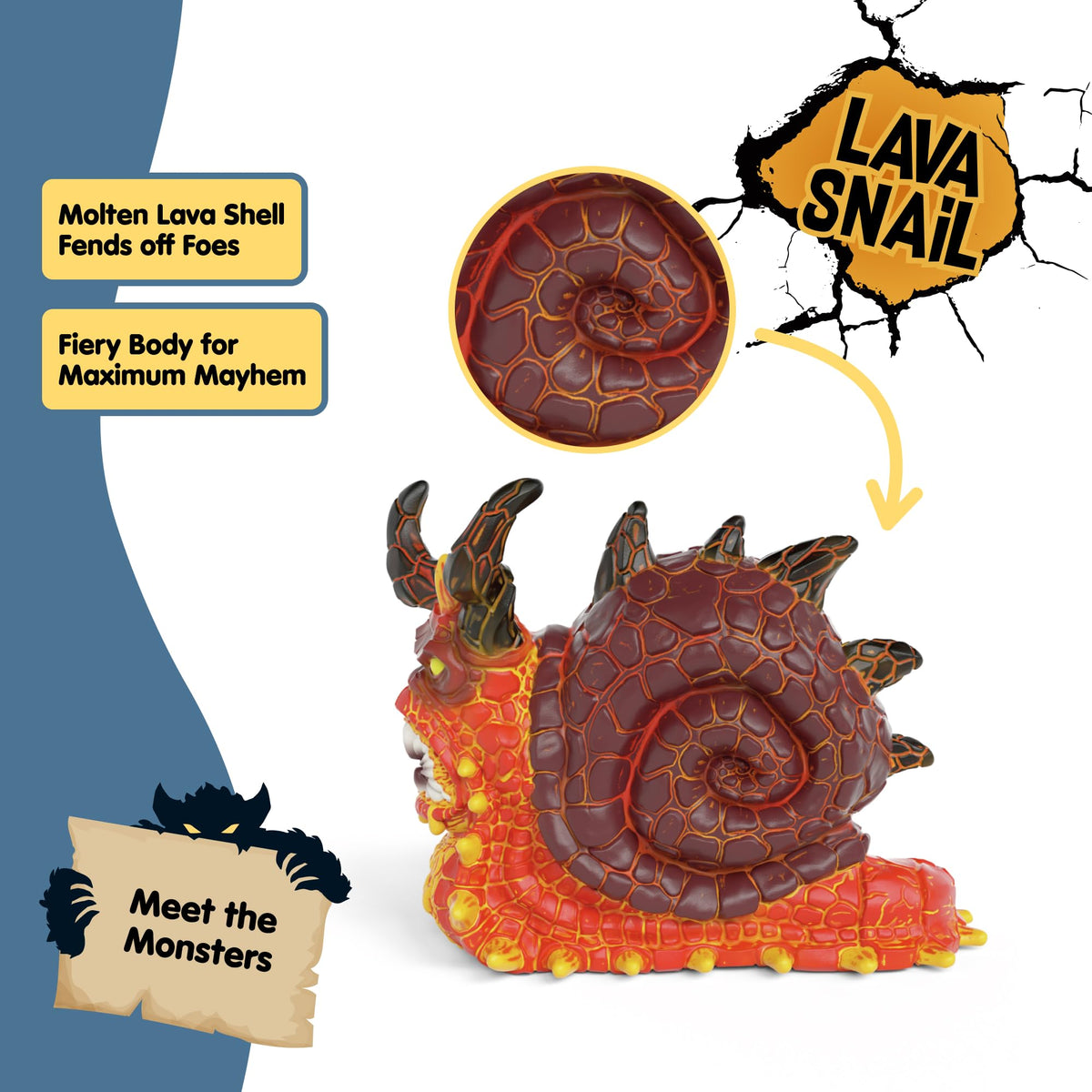 Schleich Eldrador lava dragon for dynamic action and playtime.