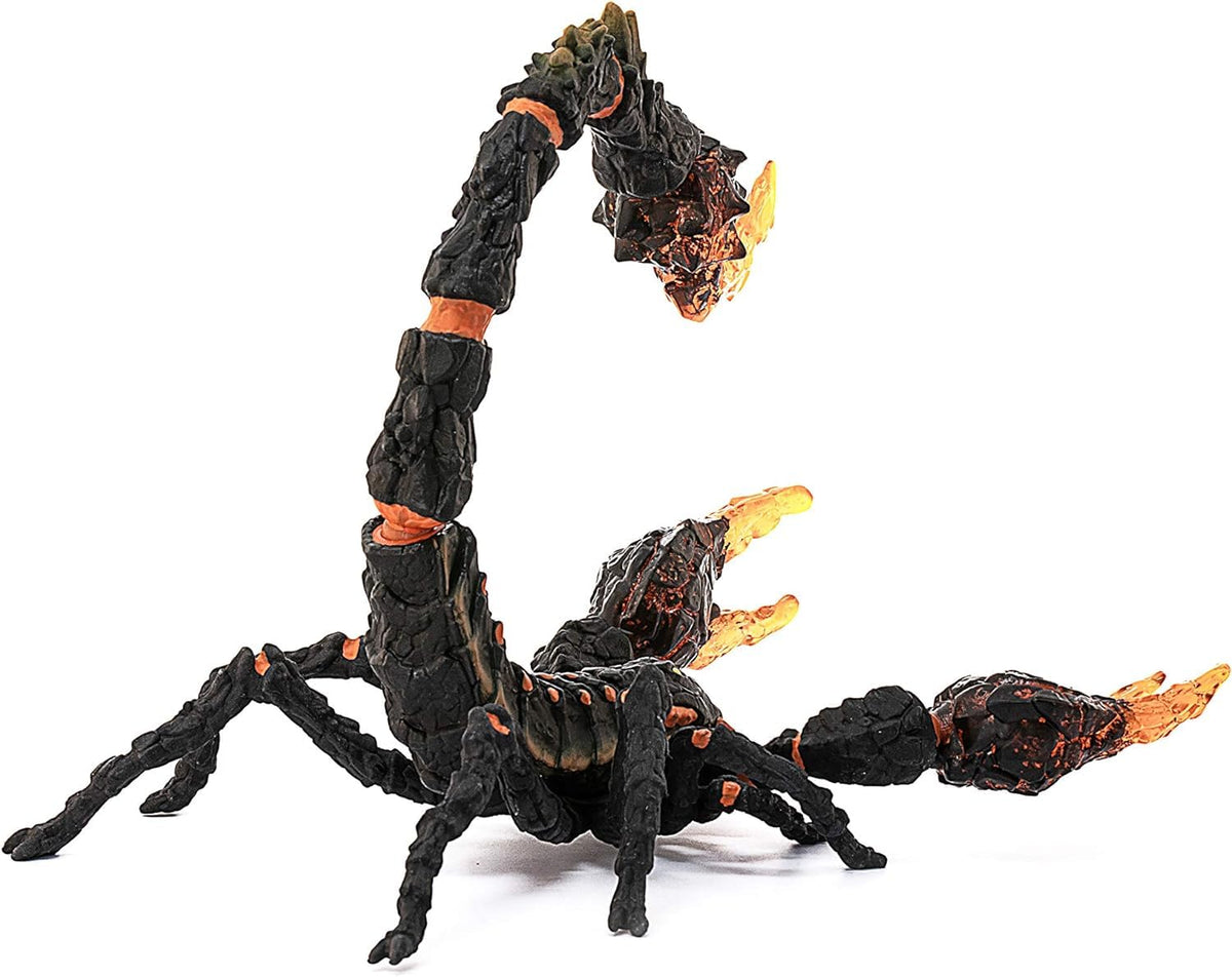 Schleich Eldrador Lava Scorpion textured shell boosts realism