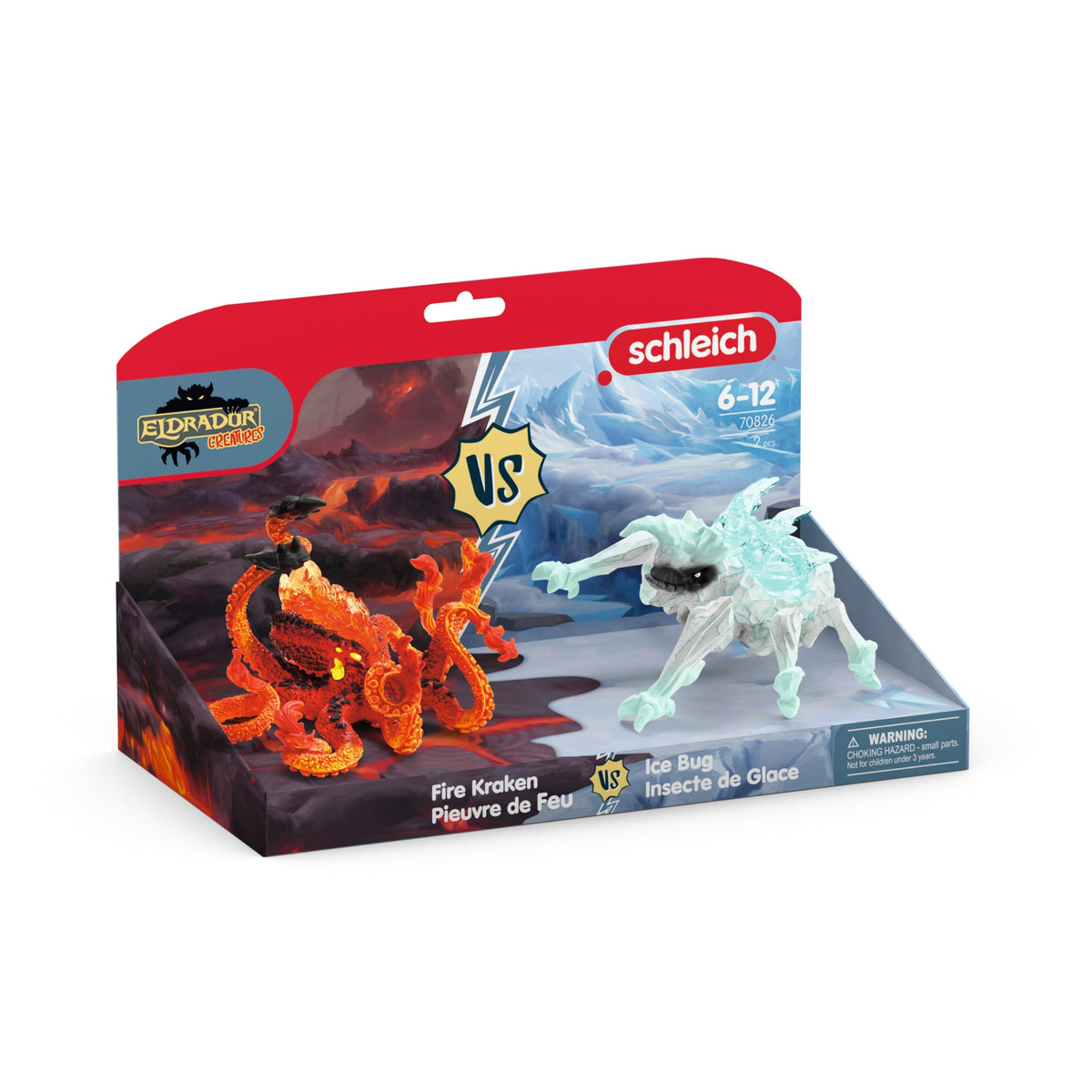 Schleich Eldrador playset packaging highlights safe, durable figures for kids' imaginative play