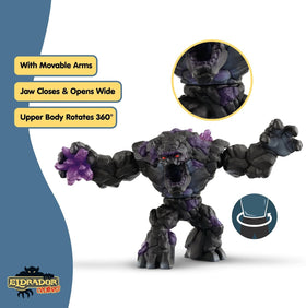 Schleich Eldrador Shadow Stone Monster adjustable jaw for action-ready roars