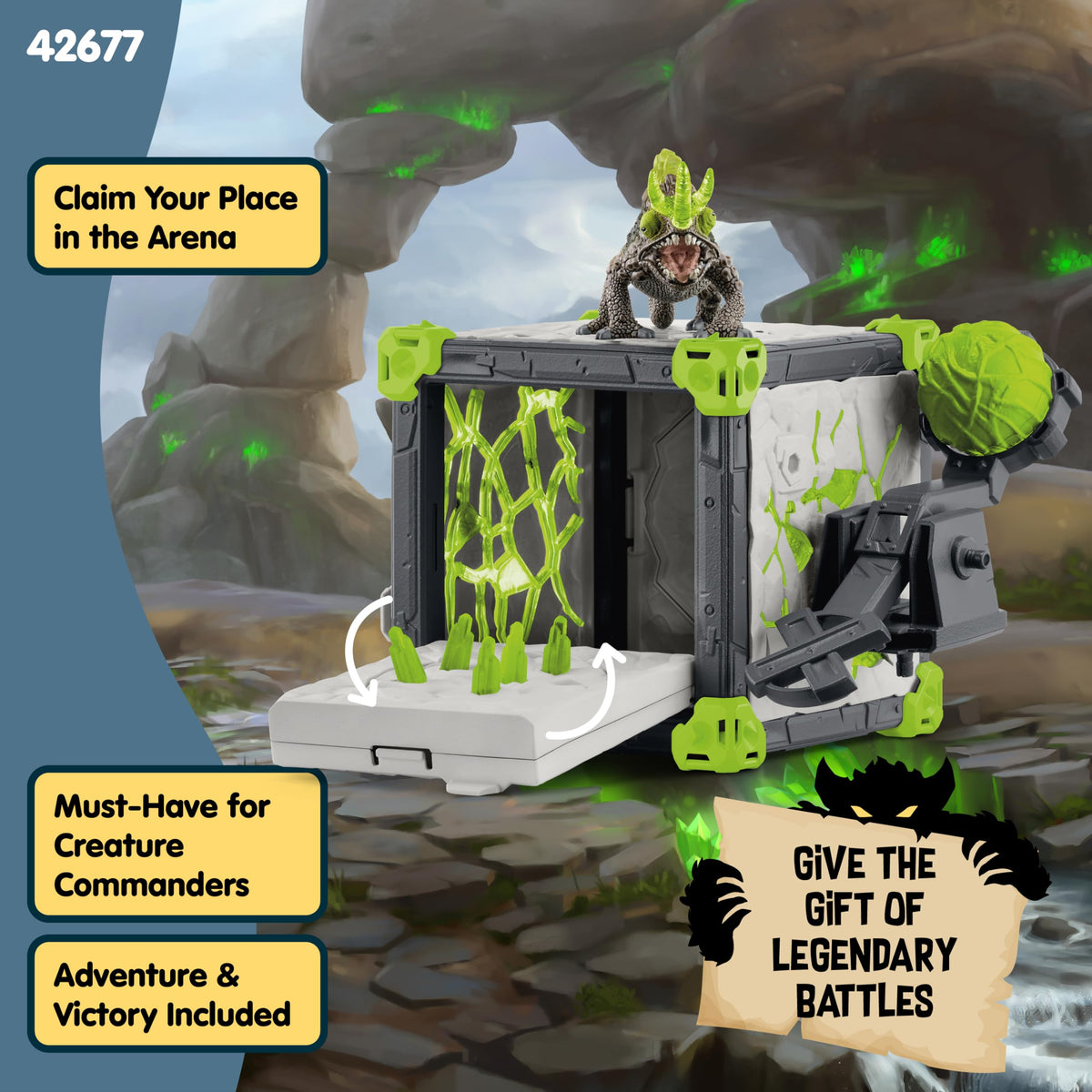 Schleich Eldrador compact display option lets collectors showcase the cave