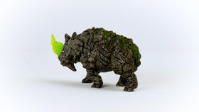 Schleich Eldrador Stone Battle Rhino ready-to-charge pose invites quick battle imagination
