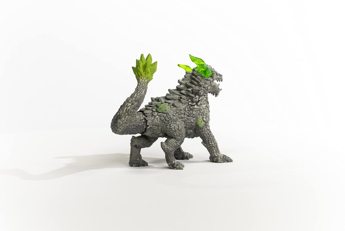 Schleich Eldrador Stone Dragon display piece suitable for shelf or desk.