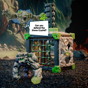 Schleich Eldrador stone golem figure perfect for shelf display and pretend battles
