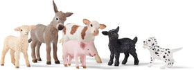 Schleich Farm World 6-piece baby animal set group, ideal for imaginative play.