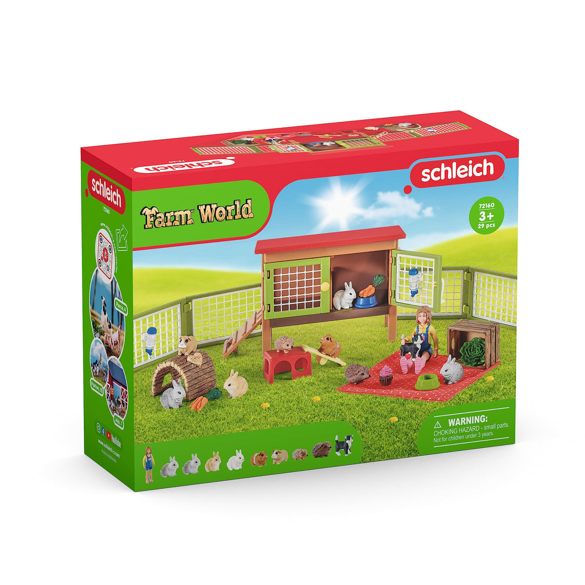 Schleich Farm World accessories set showcases versatile props for farm stories.