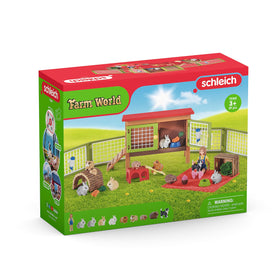 Schleich Farm World accessories set showcases versatile props for farm stories.