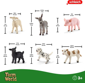 Schleich Farm World baby animals group scene, boosts cooperative play with siblings.