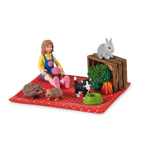 Schleich bunnies collection features tiny farm friends inspiring nurturing storytelling.