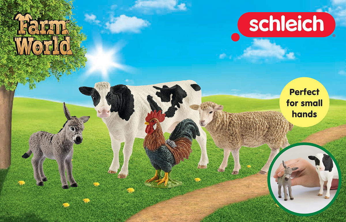Schleich Farm World cow textures closeup highlights quality and durability.
