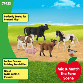 Schleich Farm World goat figurine inspires curious, playful farm life moments.