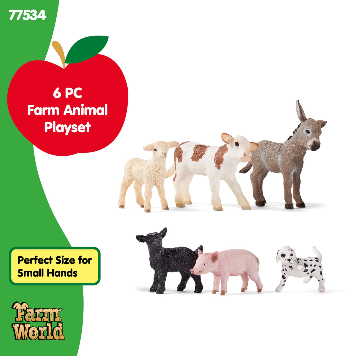 Schleich Farm World goat kid figure, perfect for farm life role-play adventures.
