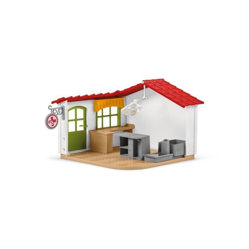 Schleich Haflinger foal figure for nurturing patient check-ups.